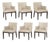 Christian Liaigre Style Dining Chairs, 6 For Sale