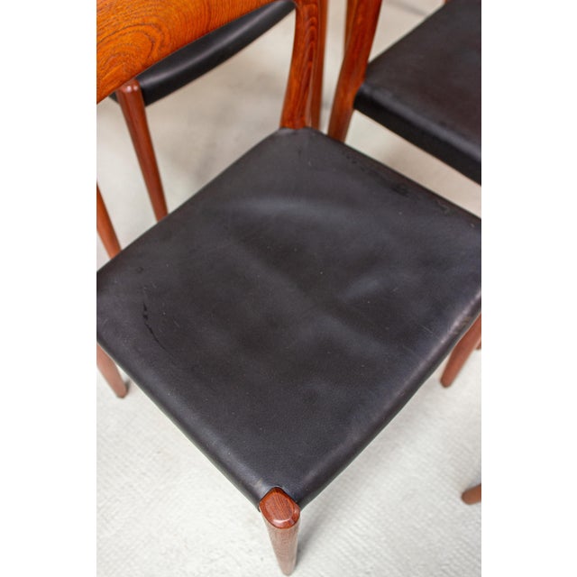 Danish Model 77 Chairs in Teak by Niels Otto (N. O.) Møller for J.L. Møllers, 1960s, Set of 2 For Sale - Image 15 of 18