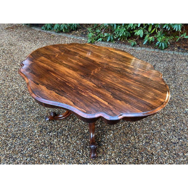 Early 19th Century William IV Tilt-Top Oval Serpentine Dining Table in Rosewood, 1830 For Sale - Image 5 of 18