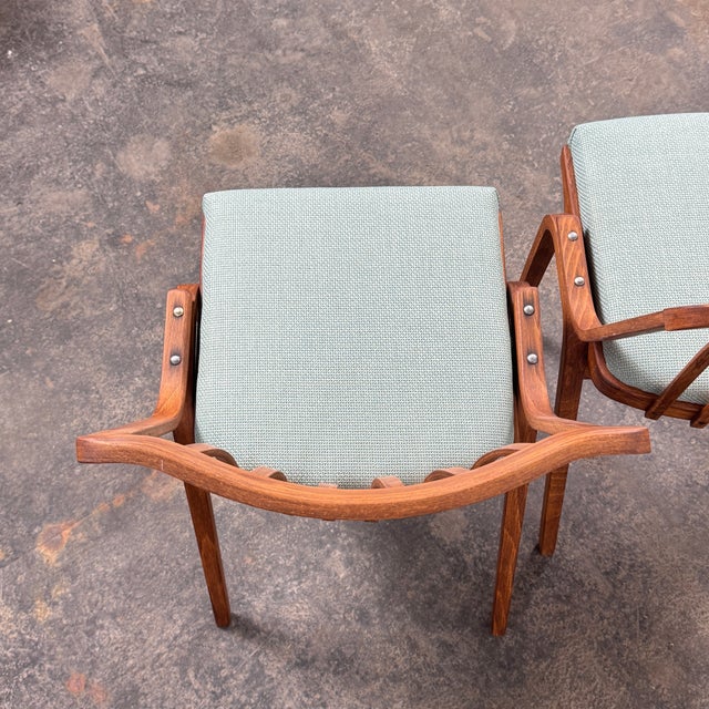 Dining Chairs by Ludvik Volak for Ton Bystřice, 1960s, Set of 4 For Sale - Image 6 of 13