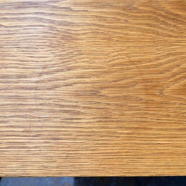 Danish Mid Century Modern Oak Executive Desk With Bookshelf Back, 1960s - In the Manner of Kai Kristiansen For Sale - Image 11 of 11