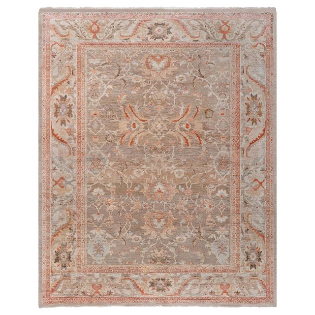 Traditional Inspired Sultanabad Rug by Doris Leslie Blau For Sale