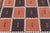 Modern Indian Dhurrie Rug by Doris Leslie Blau Size: 4'0" × 6'0" (121 × 182 cm) Color: Brown, Salmon, White This...