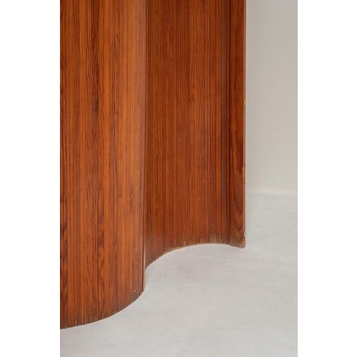 French Sculptural Wooden Room Divider, 1970s For Sale - Image 10 of 14