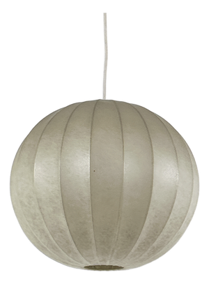 Mid-Century Globe Cocoon Pendant Lamp by Friedel Wauer for Goldkant Leuchten, Germany, 1960s