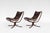 Iconic pair of Falcon Lounge Chairs by Sigurd Resell for Vatne Møbler, crafted in Norway during the 1970s. A hallmark of...