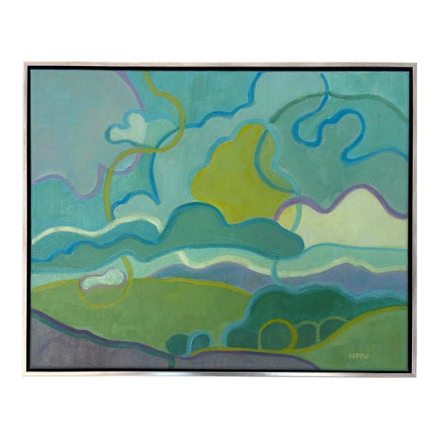 “Sky Dance” Oil on Linen by Nancy M. Vignola - For Sale