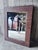 Vintage Wicker Framed Wall Mirror For Sale - Image 12 of 14