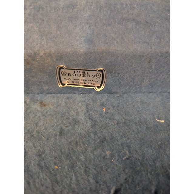 1881 Rogers Silverware Cabinet or Jewelry Cabinet For Sale - Image 9 of 9