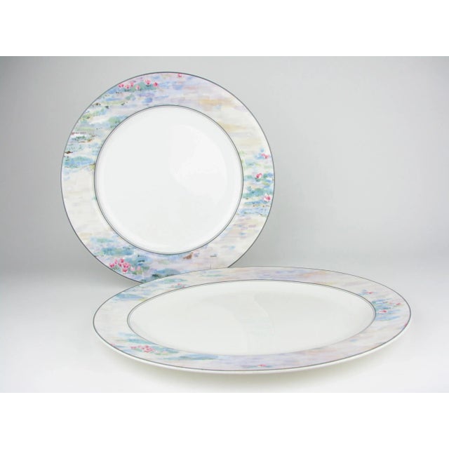 White Vintage Mikasa Maxima Monet Impressionism Dinnerware Set - 86 Pieces For Sale - Image 8 of 12