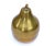 Mid-Century Modern Marked Brass & Silver Plate Pear Ice Bucket, Ice Cube Box, Fruit Sculpture, 1930 For Sale - Image 3 of 10