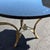 Late 20th Century Late 20th Century French Round Bronze Gueridon Style Table Rams Heads and Feet With Granite Top For Sale - Image 5 of 9