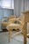 Kathy Kuo Natural Rattan Scalloped Dining Arm Chair Set of 2 For Sale In San Francisco - Image 6 of 7
