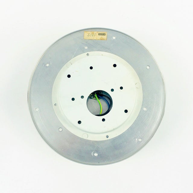 Mid-Century Sputnik Murano Glass & Brass Flush Mount from Doria, Germany,1970s For Sale - Image 9 of 11