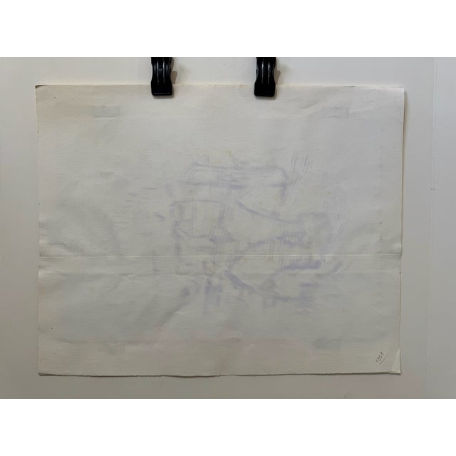 Henry Emil Salloch Original Watercolor on Paper Gredos, Mts. 1973. For Sale In Atlanta - Image 6 of 7