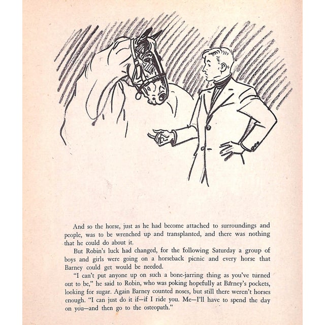 Original 1944 Pencil Drawing From Hi, Guy! The Cinderella Horse by Paul Brown 44 For Sale - Image 4 of 5