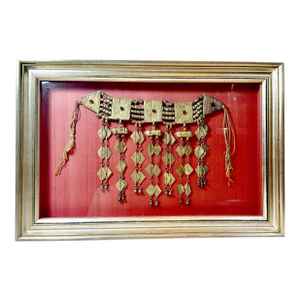 Early 1900s Framed Turkoman Headpiece