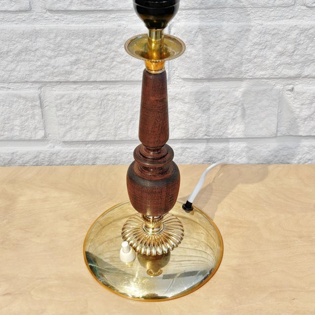 Vintage Scandinavian 32060 Table Lamp by Bertil Brisborg for Nordiska Kompaniet, 1940s For Sale - Image 6 of 14