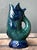 Vintage Majolica Glazed Ceramic Fish Pitcher For Sale - Image 4 of 12