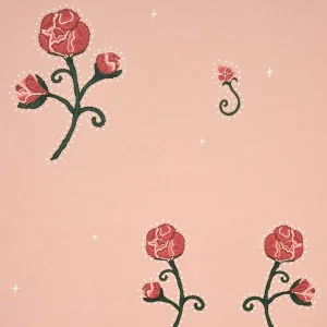 SAMPLE - Schumacher X Backdrop Rhinestone Cowboy Wallpaper In Pink