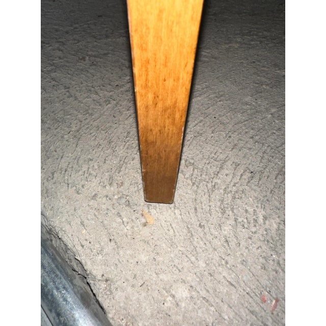 Grand Rapids Chair Company Red Leather Chair For Sale - Image 11 of 12