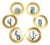 Cactus Plates by Hilton Mc Connico for Daum, 1987, Set of 6 For Sale