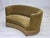 Danish 2-Seater Banana Sofa in Green Furniture Velour, 1970s For Sale - Image 16 of 18