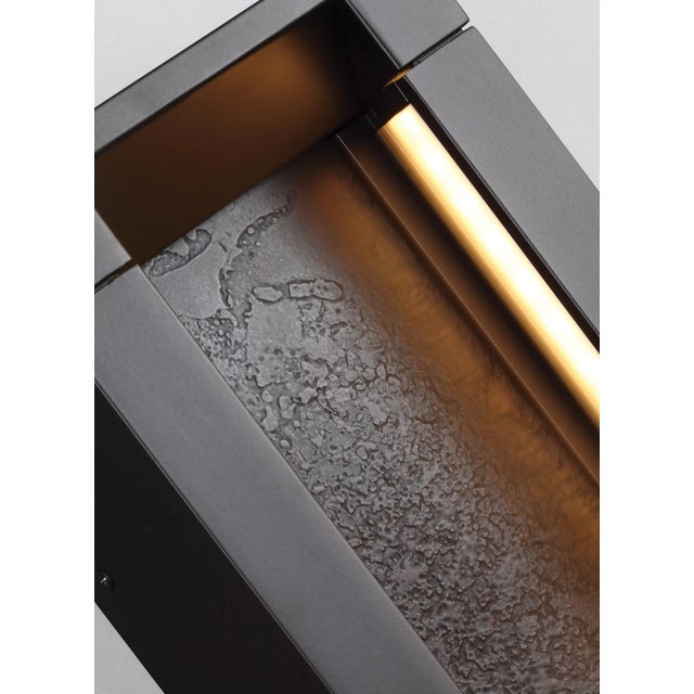 Modern Sean Lavin by Visual Comfort Studio Mattix Medium LED Sconce, Oil Rubbed Bronze For Sale - Image 3 of 8