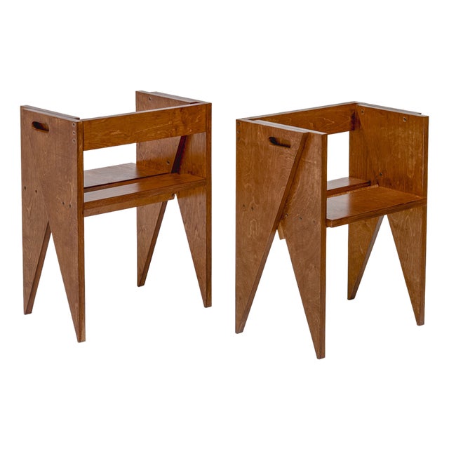 Chairs attributed to Cesare Leonardis i Series, 1980s, Set of 2 For Sale