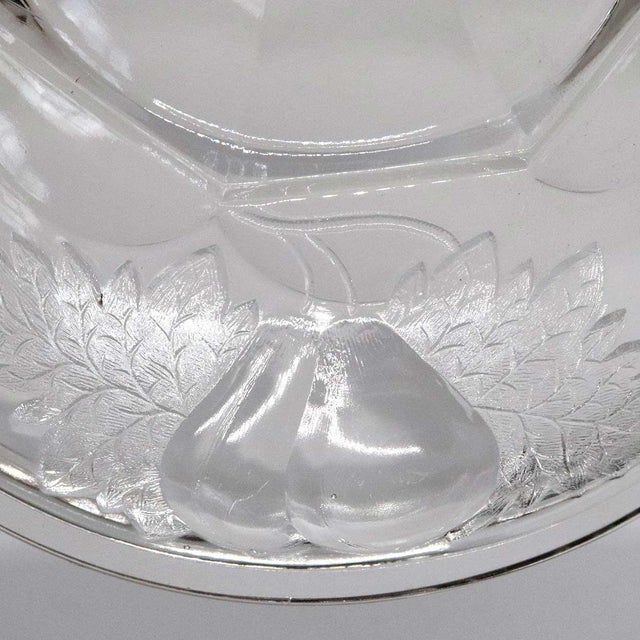 Large American Adams & Company Pressed Glass Baltimore Pear/Gipsy Covered Compote For Sale In Denver - Image 6 of 6