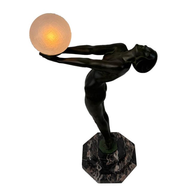 Large Bronze Figure from Max Le Verrier, 1940 For Sale - Image 9 of 13