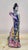 Late 20th Century Vintage-Style Porcelain Floral Lady Figurine With Fan For Sale - Image 5 of 9