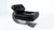 Metal Black Leather Model Alta Lounge Chair and Ottoman attributed to Oscar Niemeyer, 1970, Set of 2 For Sale - Image 7 of 12