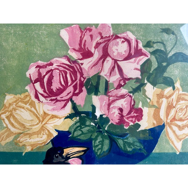 William Seltzer Rice Original Wood Block Print Vintage For Sale - Image 4 of 13