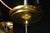 White Large Mid-Century Four-Light Opaline and Polished Brass Bowl Chandelier, 1960s For Sale - Image 8 of 17