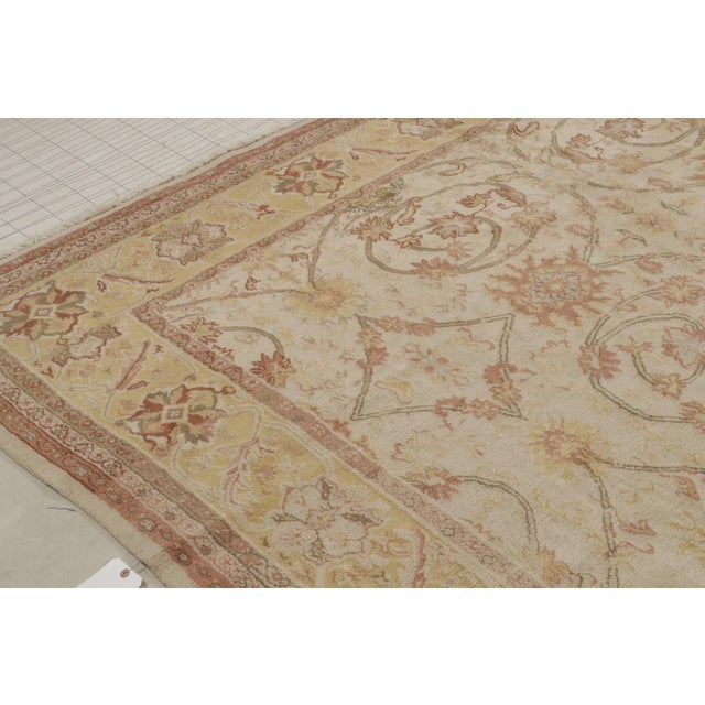 Beige 2010s Rug & Kilim’s Sultanabad Style Rug in Cream With Floral Patterns For Sale - Image 8 of 10