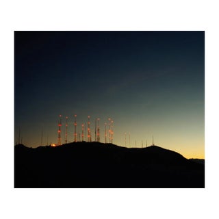 Andy Ryan, Communications Antennae at Dusk, Photograph For Sale