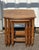 Wooden Nesting Tables, 1980s, Set of 3 For Sale - Image 13 of 16