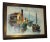 Peaceful Mid Century Painting of Sailboats For Sale