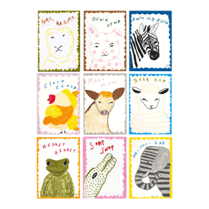Baby Animals by Tatiana Alida - Set of 9 A4 Prints