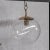 Mid-Century Brass and Bubble Glass Pendant For Sale - Image 11 of 11