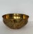1960s 1960s Vintage Brass Footed Bowl With Asian Motif Cut-Outs For Sale - Image 5 of 6