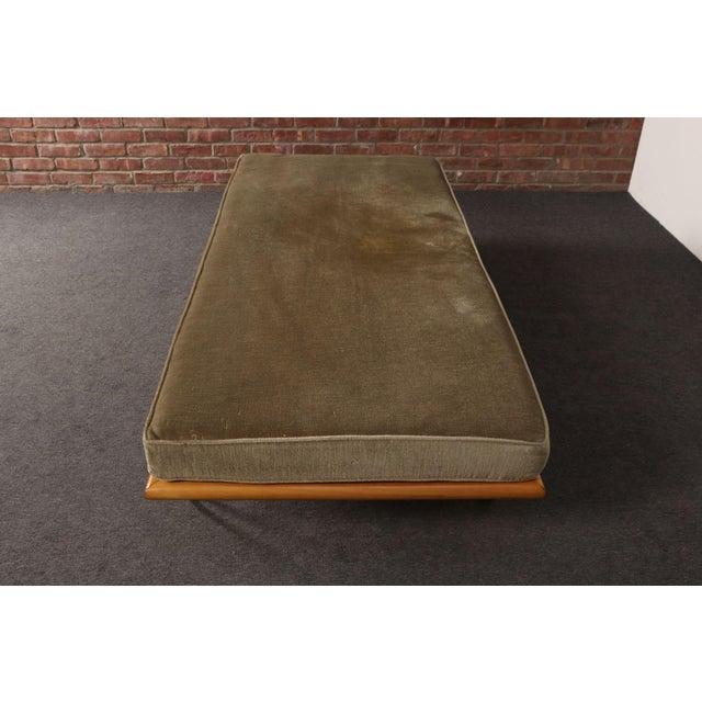 Vintage Sage Mohair Daybed With Hairpin Legs by George Nelson for Herman Miller For Sale - Image 9 of 18