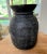 Contemporary 1960s Rustic Black Hand Turned Wood Honey Pot/Vase For Sale - Image 3 of 13
