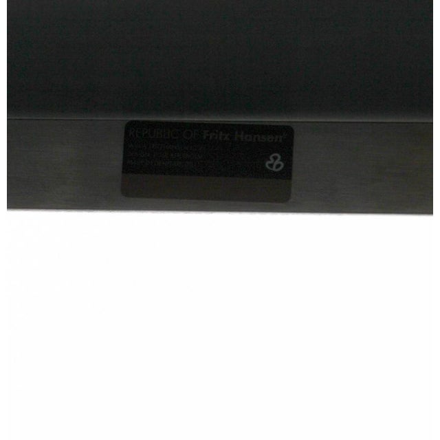 Metal Coffee Table in Stainless Steel attributed to Poul Kjærholm for Fritz Hansen, 2010s For Sale - Image 7 of 8