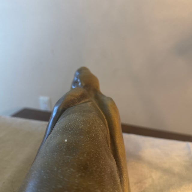 1970s Hare at Rest -- Large Figurine From 1970's For Sale - Image 5 of 6