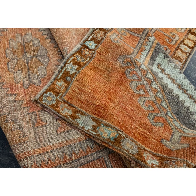 Textile Turkish Oushak Runner Rug 2'10" x 16'6" #17460 For Sale - Image 7 of 8