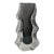 1970s Mandruzzato Murano Sculptural Sommerso Glass Vase — Heavy, Hand‑Cut Italian Art Glass For Sale