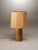 Sand medium sonora linen table lamp by nassi dimensions: w 35 x d 35 x h 58 cm. Materials: lampshade: coated iron, warm...