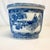 Mid-Century Chinoiserie Boho Hollywood Regency Blue & White Planter. For Sale - Image 6 of 9